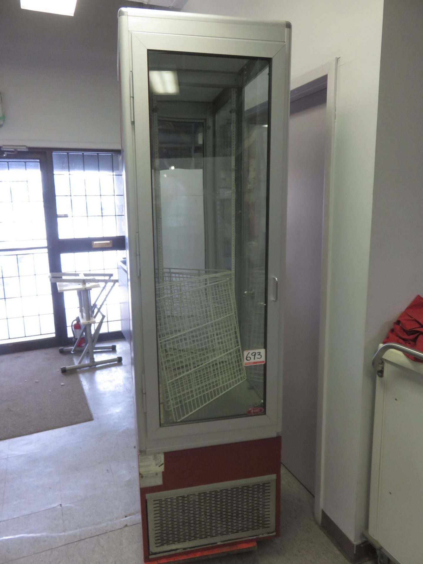 QBD 2' X 2' 84"H APPR REFRIGERATED GLASS DISPLAY UNIT