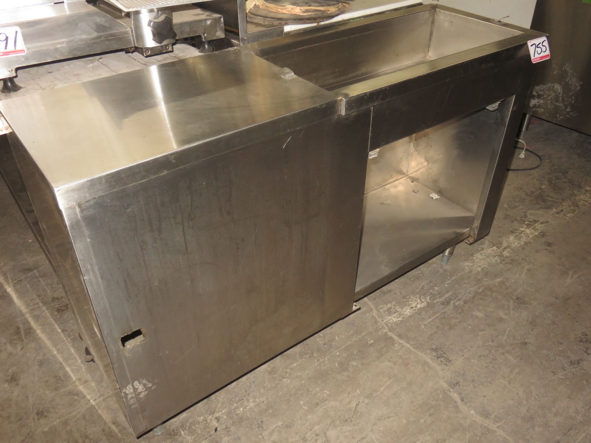 STANDARD 17" X 55" S/ STEEL PREP SINK