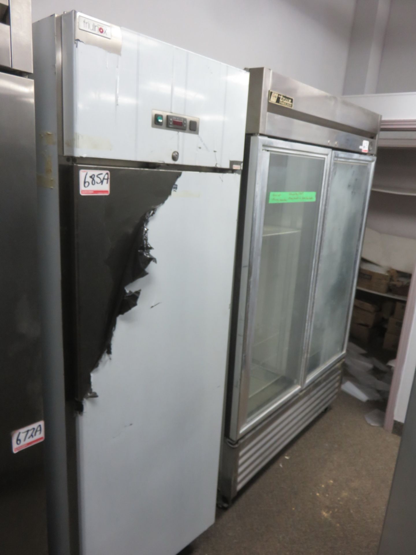 FRUINOX EVITN70ID, 1 DOOR S/ STEEL REFRIGERATOR