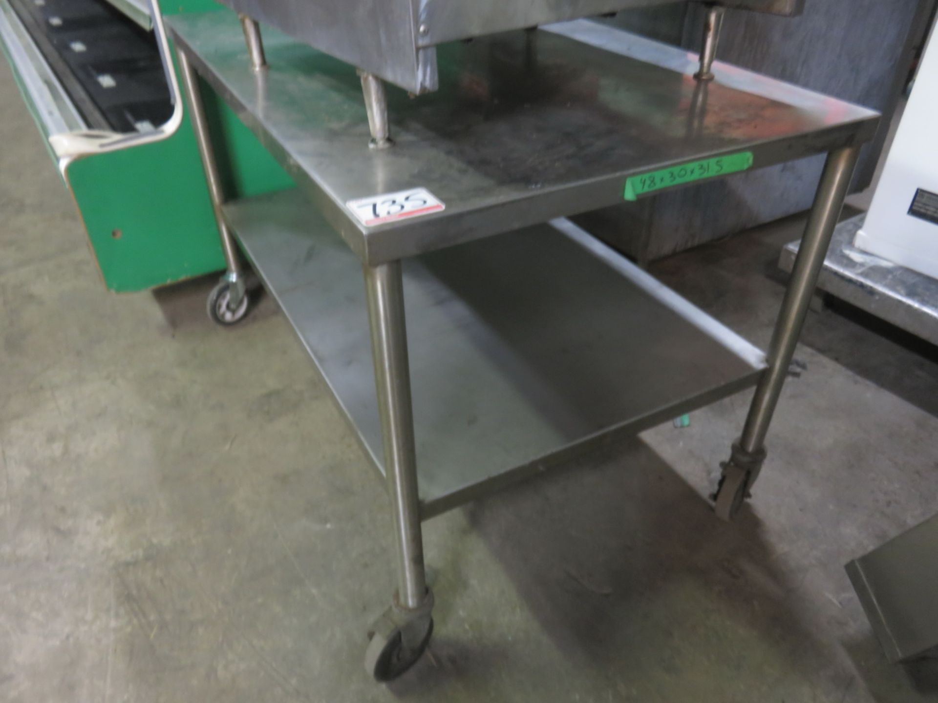 GENERAL 30" X 4' PORT S/ STEEL TABLE