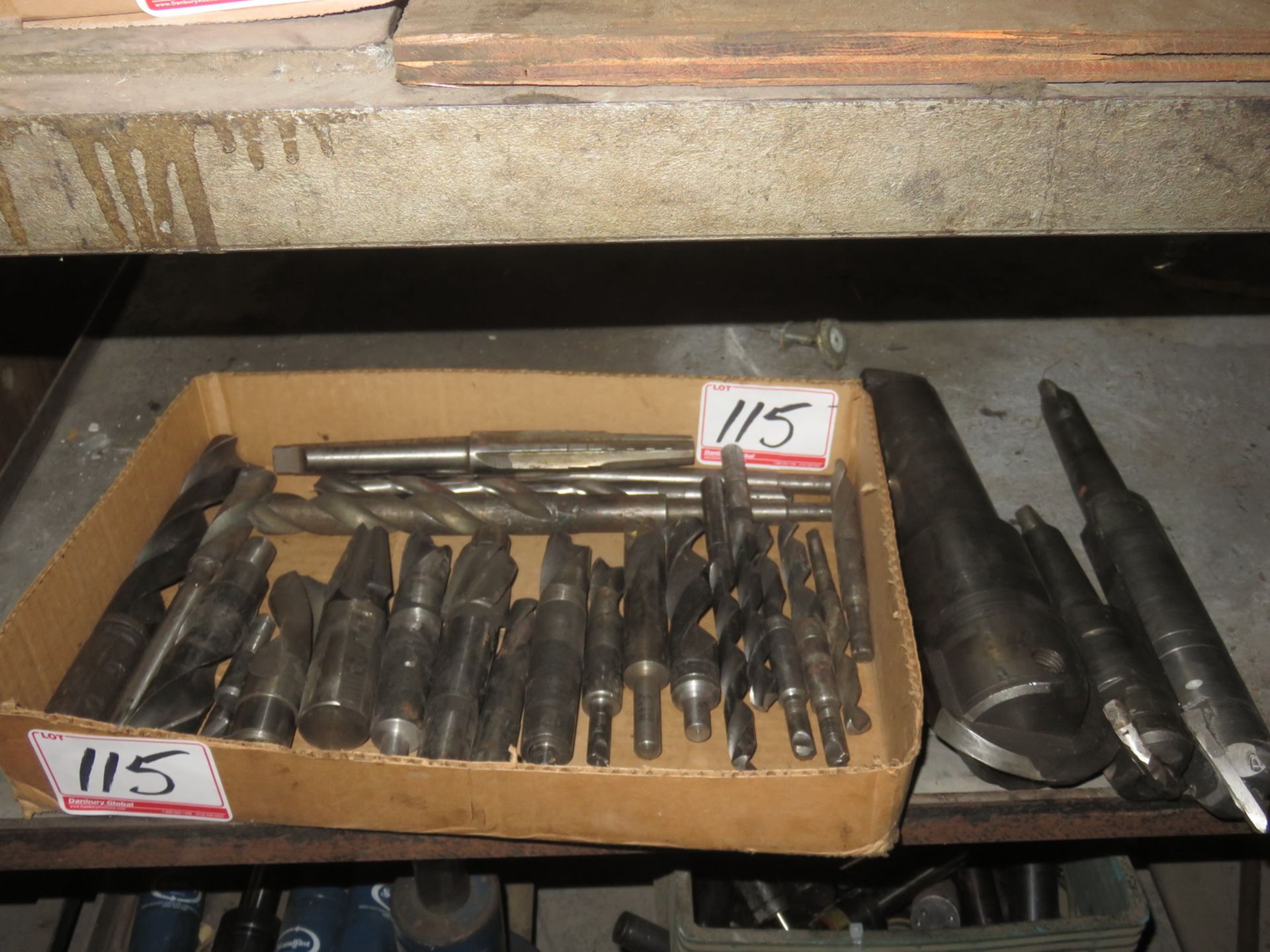 LOT - GENERAL ASSTD DRILL BITS + COUNTER SINK BIT