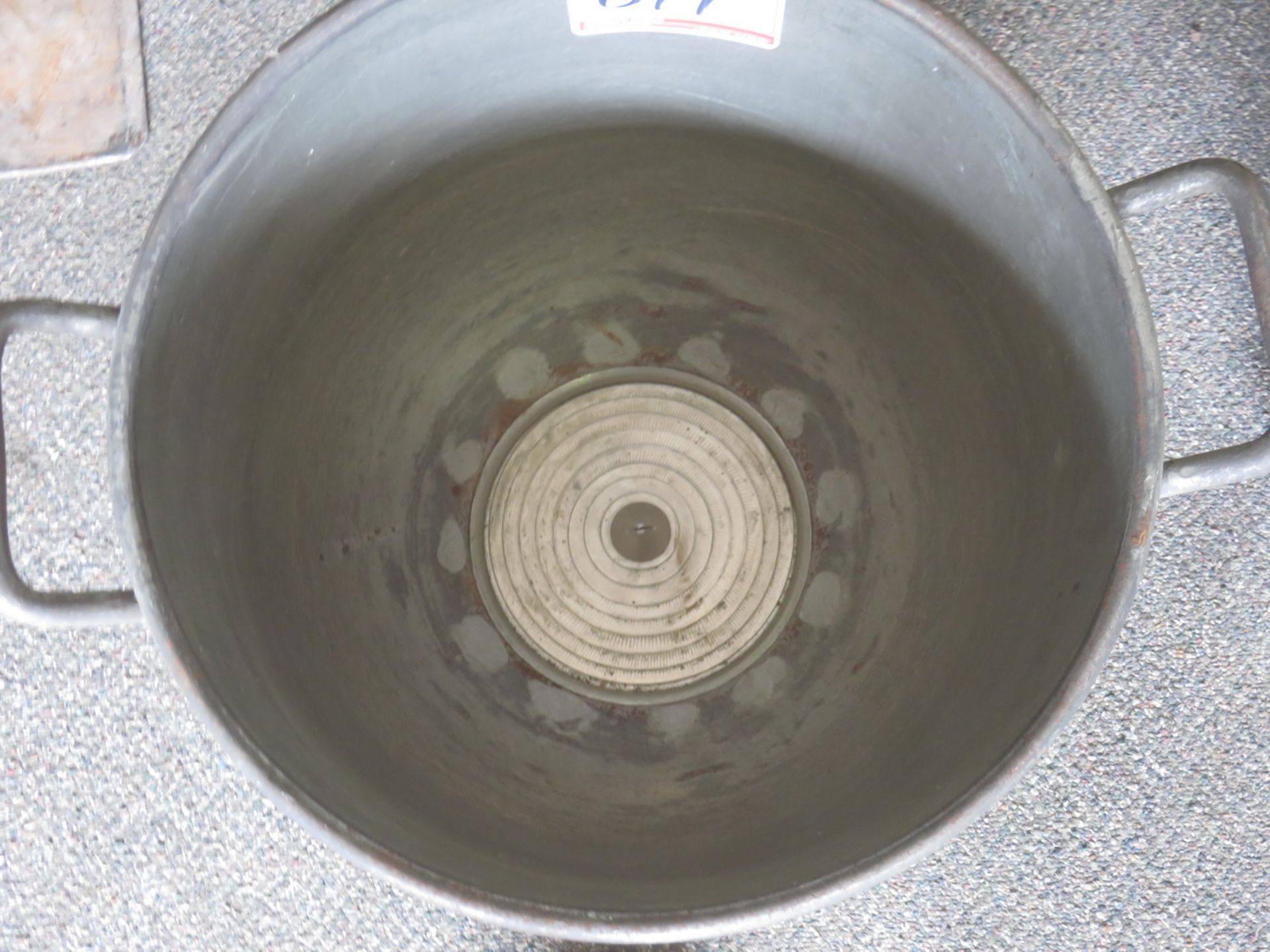 GENERAL APPR 14"ID X 13.5"H, 15.5" PIN MOUNT HOLES STEEL MIXING BOWLS - Image 2 of 2