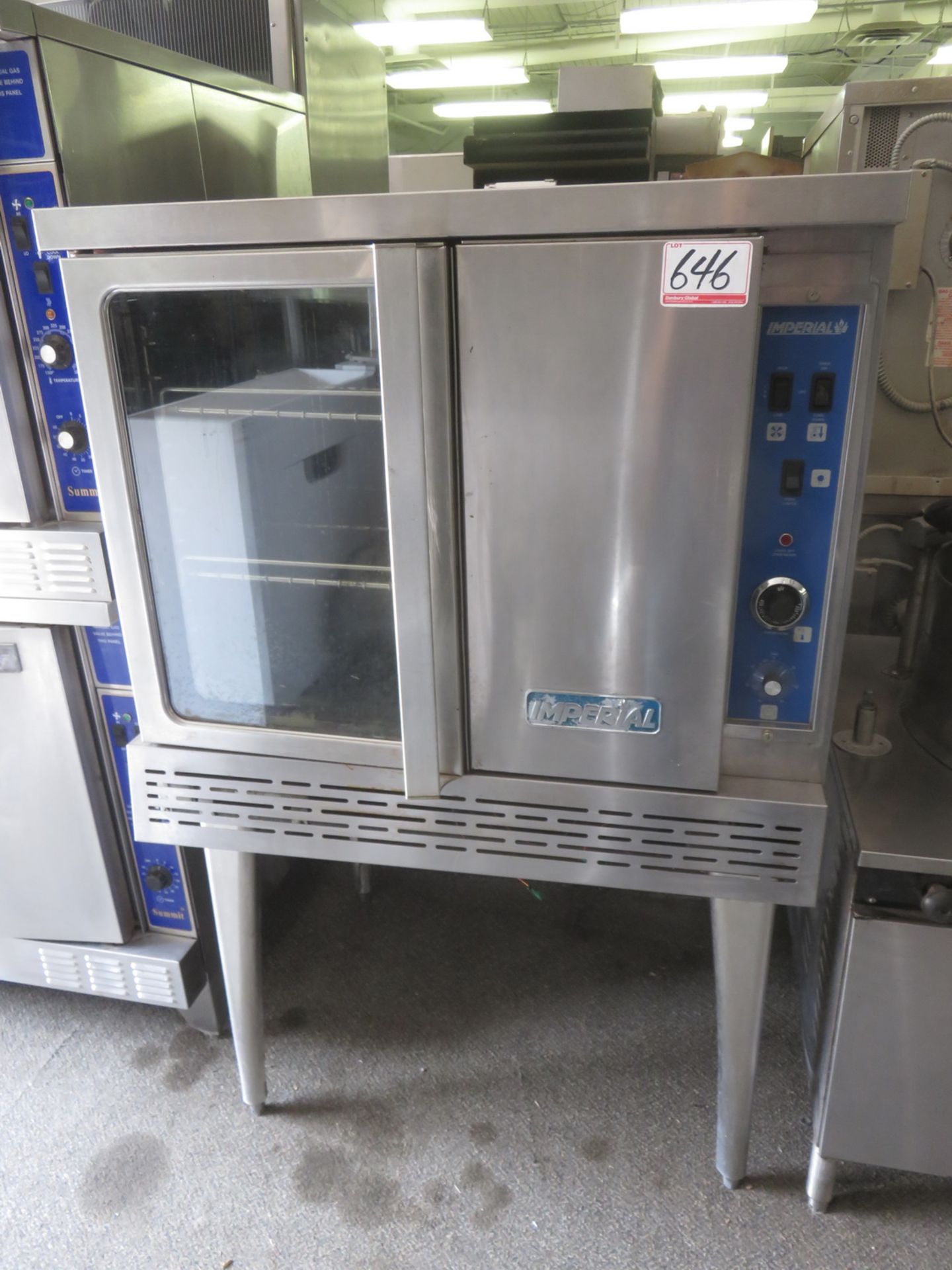 IMPERIAL MOD 1 CV-1 GAS CONVECTION OVEN W/ STAND