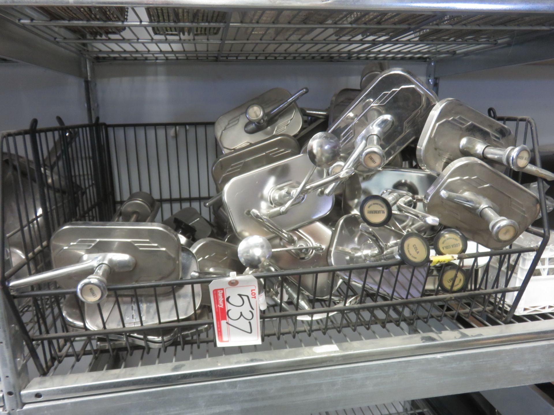 LOT - STAINLESS STEEL SYRUP PUMPS