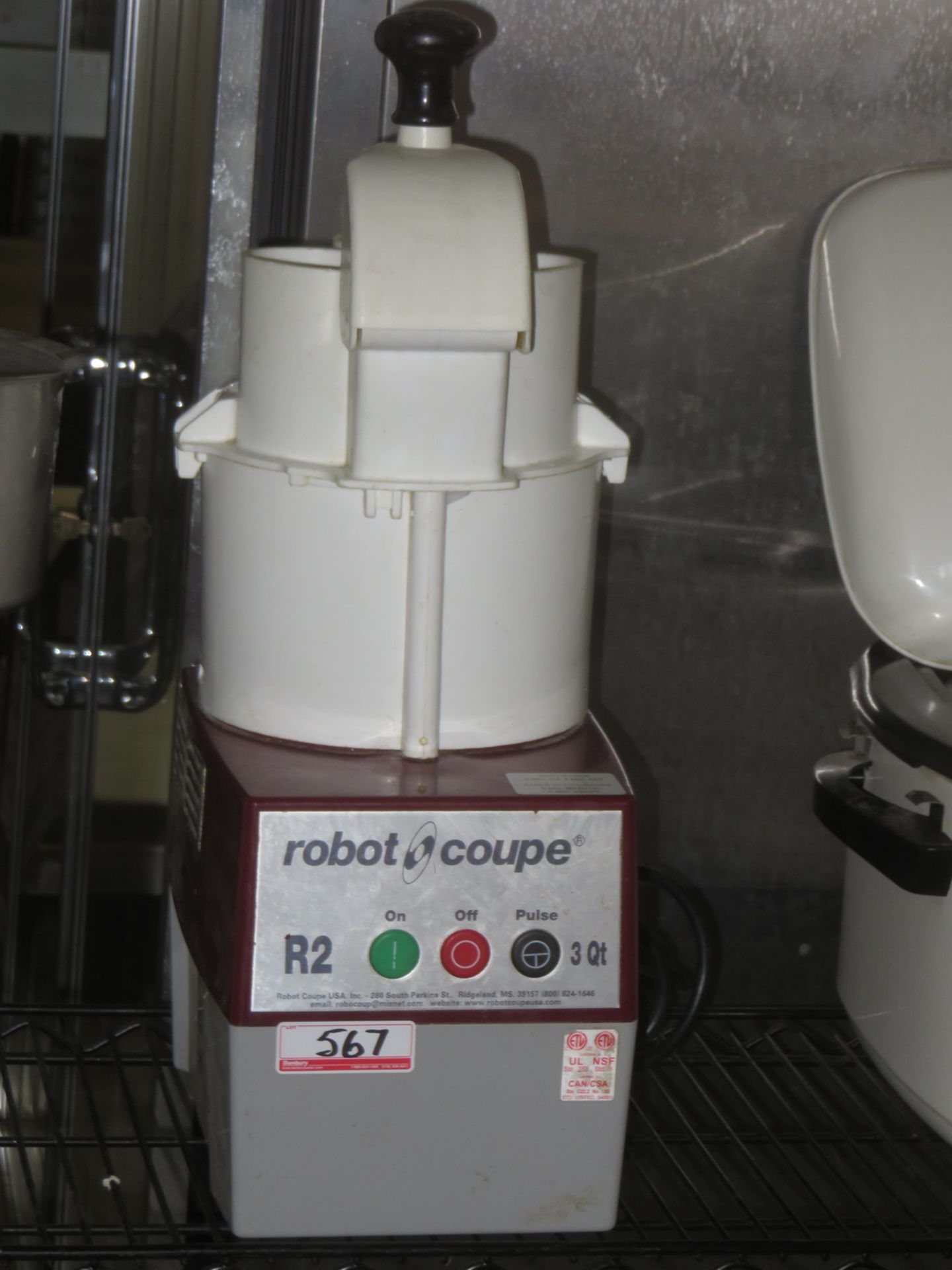 ROBOT COUPE MOD R2, 3 QT PROCESSOR