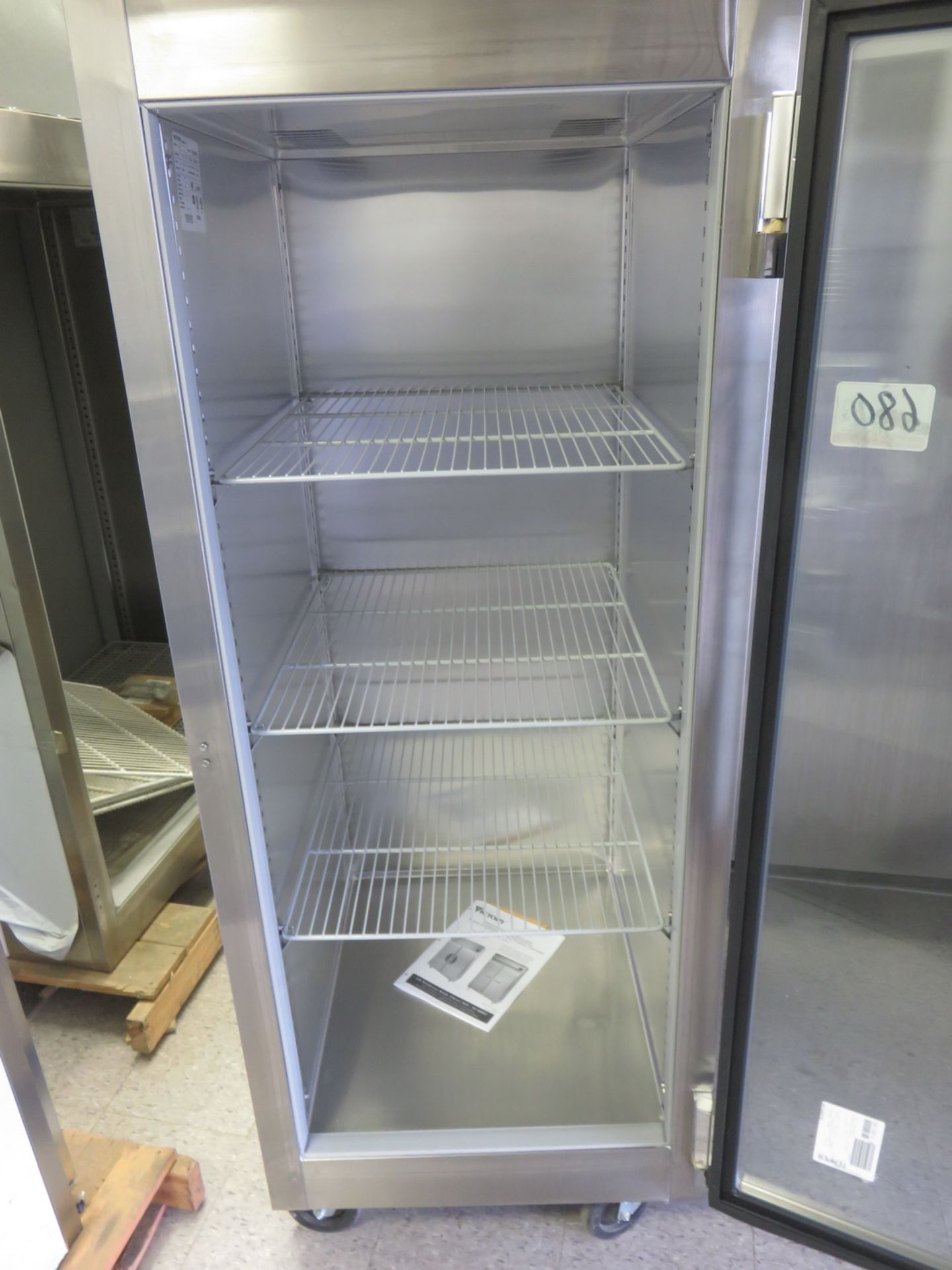 VICTORY MOD VR-1, 1-DOOR S/STEEL, GLASS DOOR REFRIGERATOR - Image 2 of 2