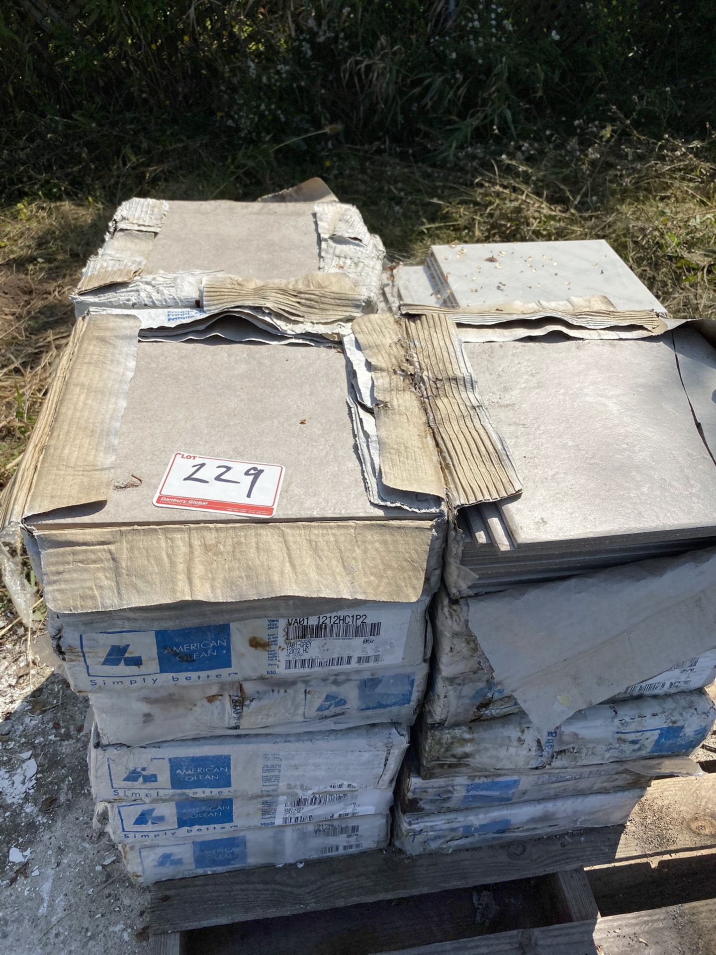 LOT - (2) SKIDS OF ASSORTED TILES - (LOCATED AT 680 GLOVER ROAD, HANNON, ONTARIO)