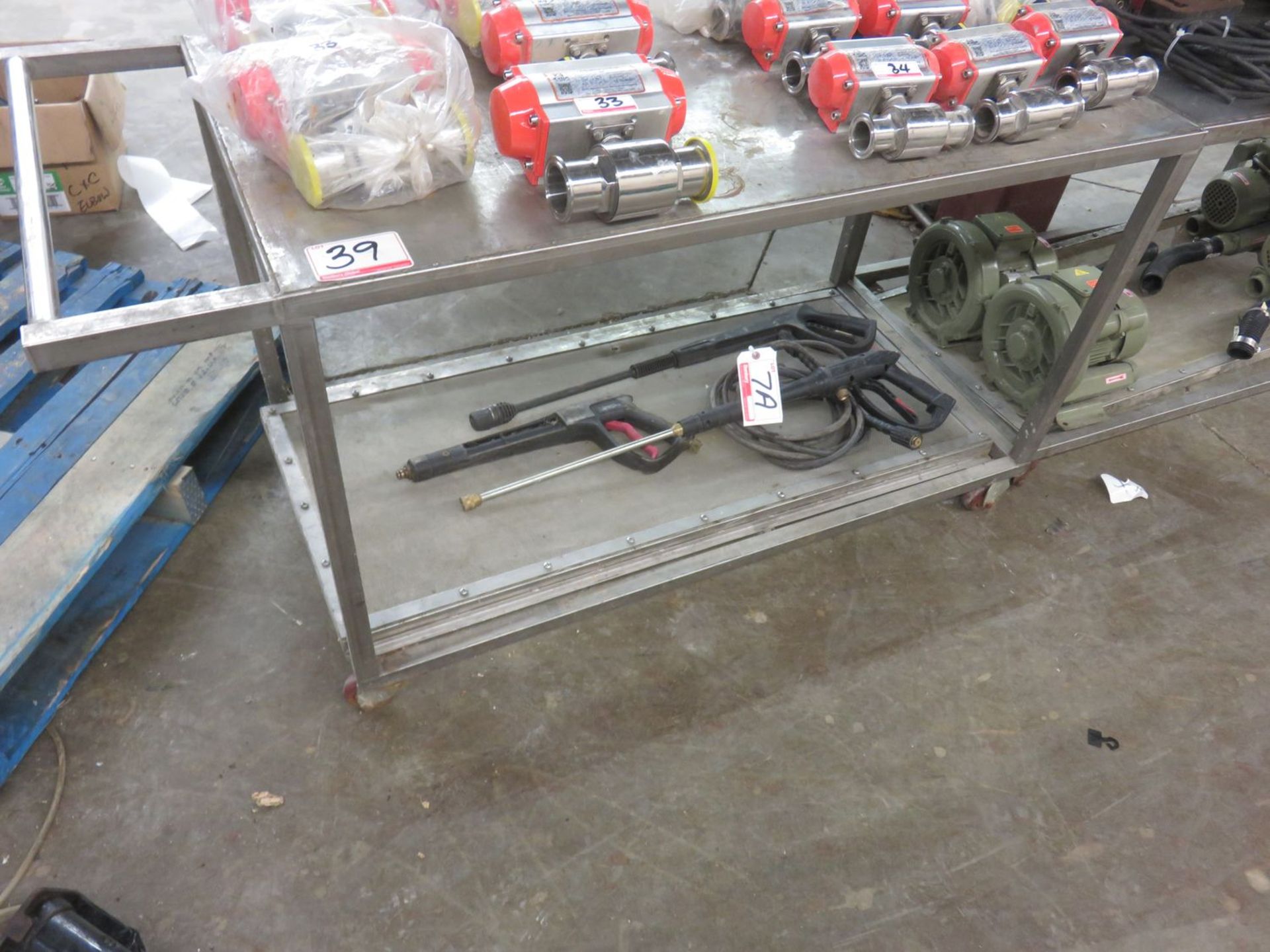 UNITS - S/STEEL 2' X 4' SHOP CARTS