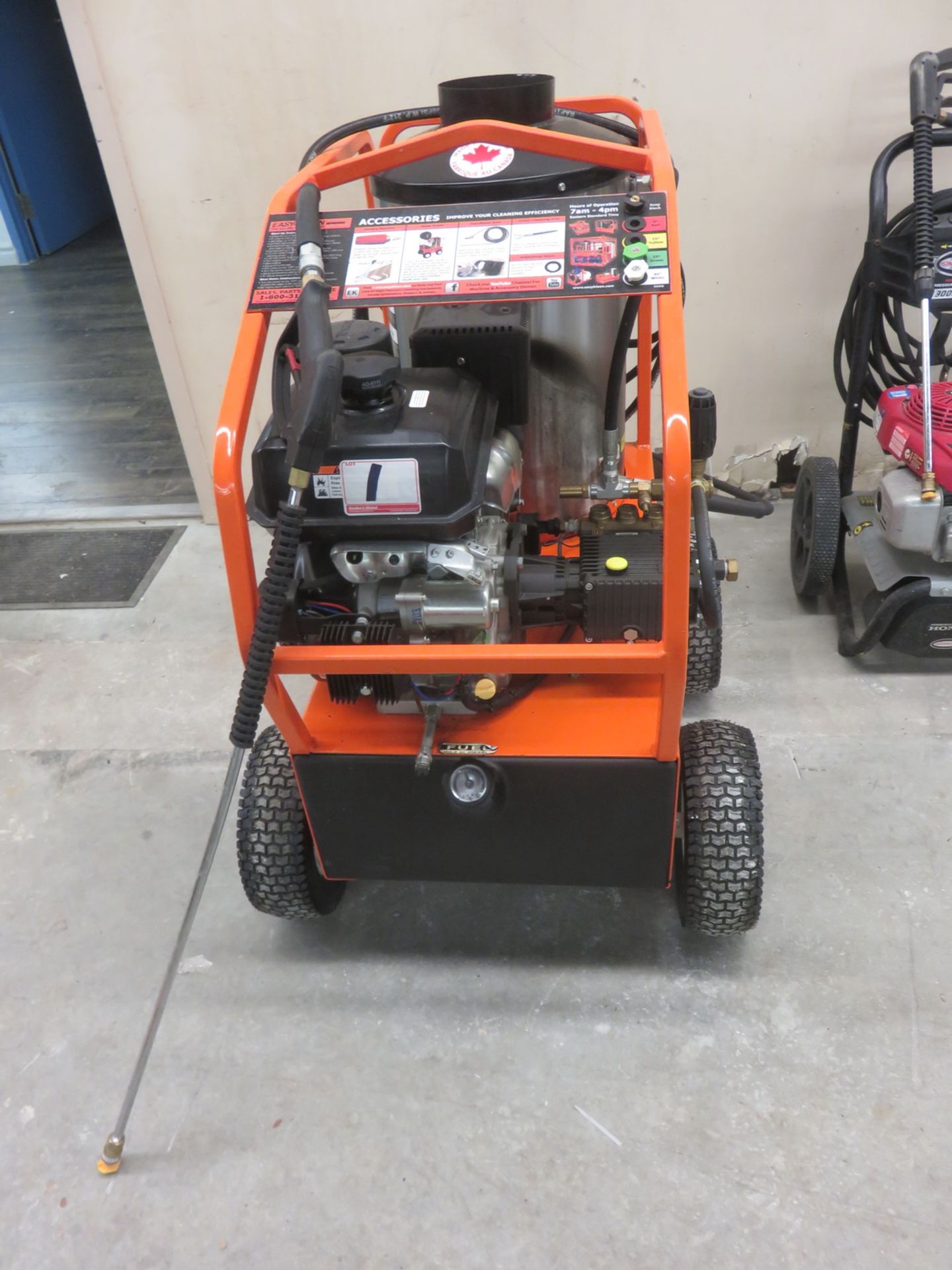 EASY-KLEEN MOD EZ04035G-K-GP-12 COMMERCIAL HOT WATER PRESSURE WASHER W/ 14HP KOHLER GAS ENGINE,