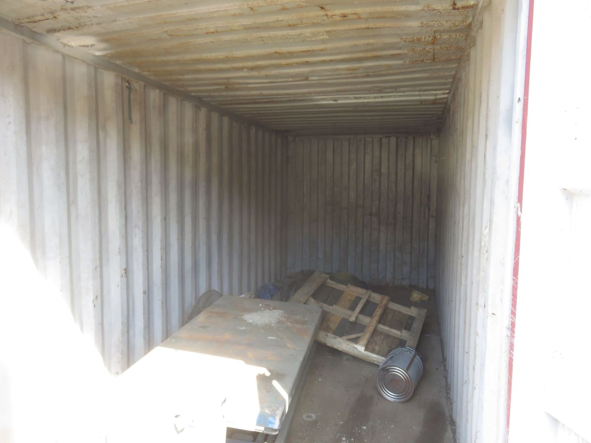 BROWN STEEL 18'L SHIPPING CONTAINER - Image 2 of 2