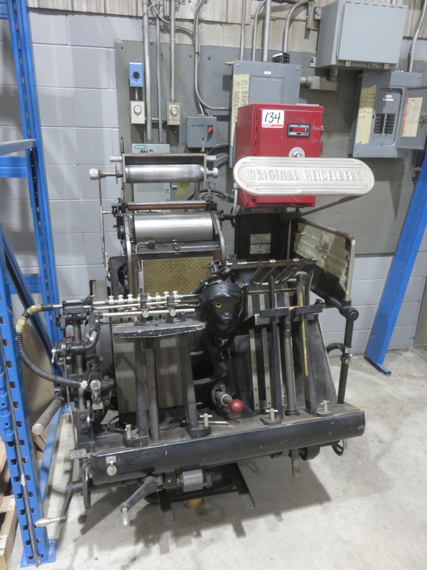 HEIDELBERG MOD 10" X 12" FOIL STAMPING WINDMILL PRESS W/ VARIABLE SPEED AC DRIVE - Image 3 of 3
