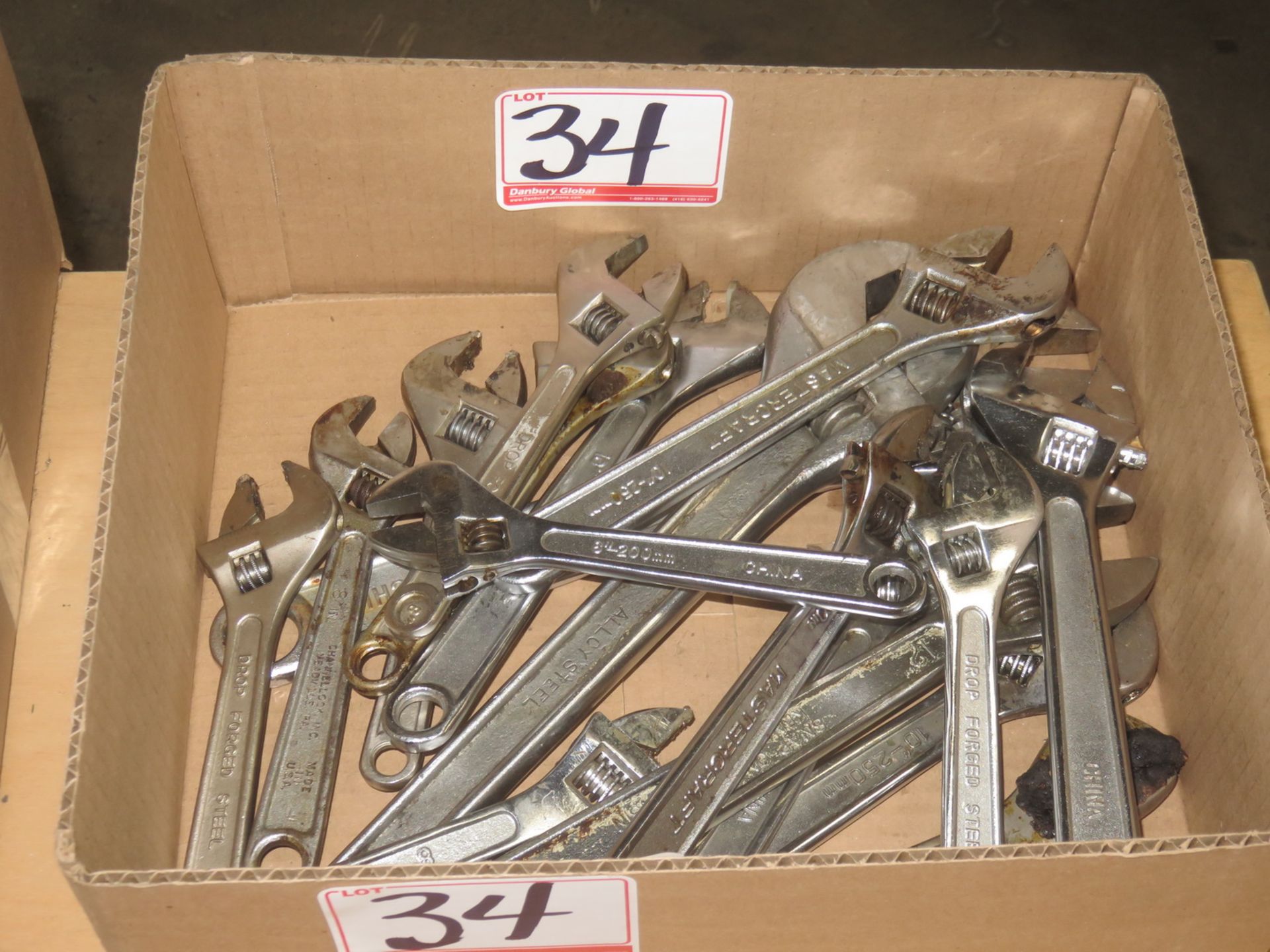 LOT - GENERAL ASSTD CRESCENT WRENCHES