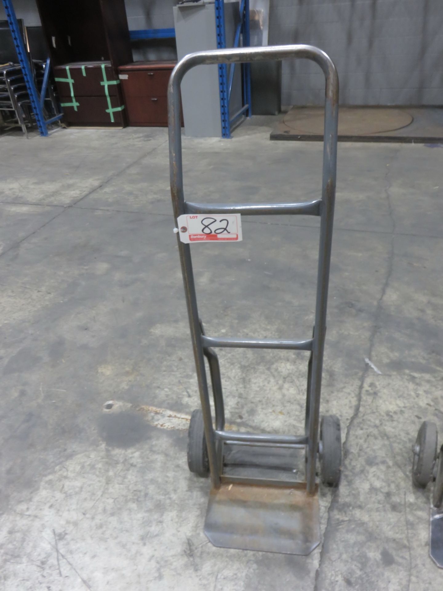 GREY STEEL WHEEL HAND DOLLY