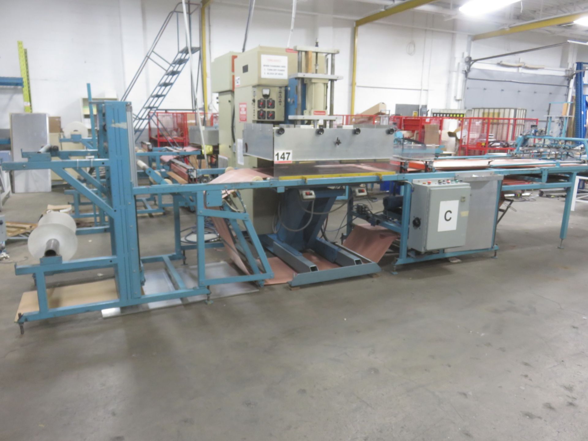 THERMATRON HIGH FREQUENCY WELDER/ HEAT SEALER W/ 1981 SOLIDYNE MOD F10-25, 15KW HIGH FREQUENCY