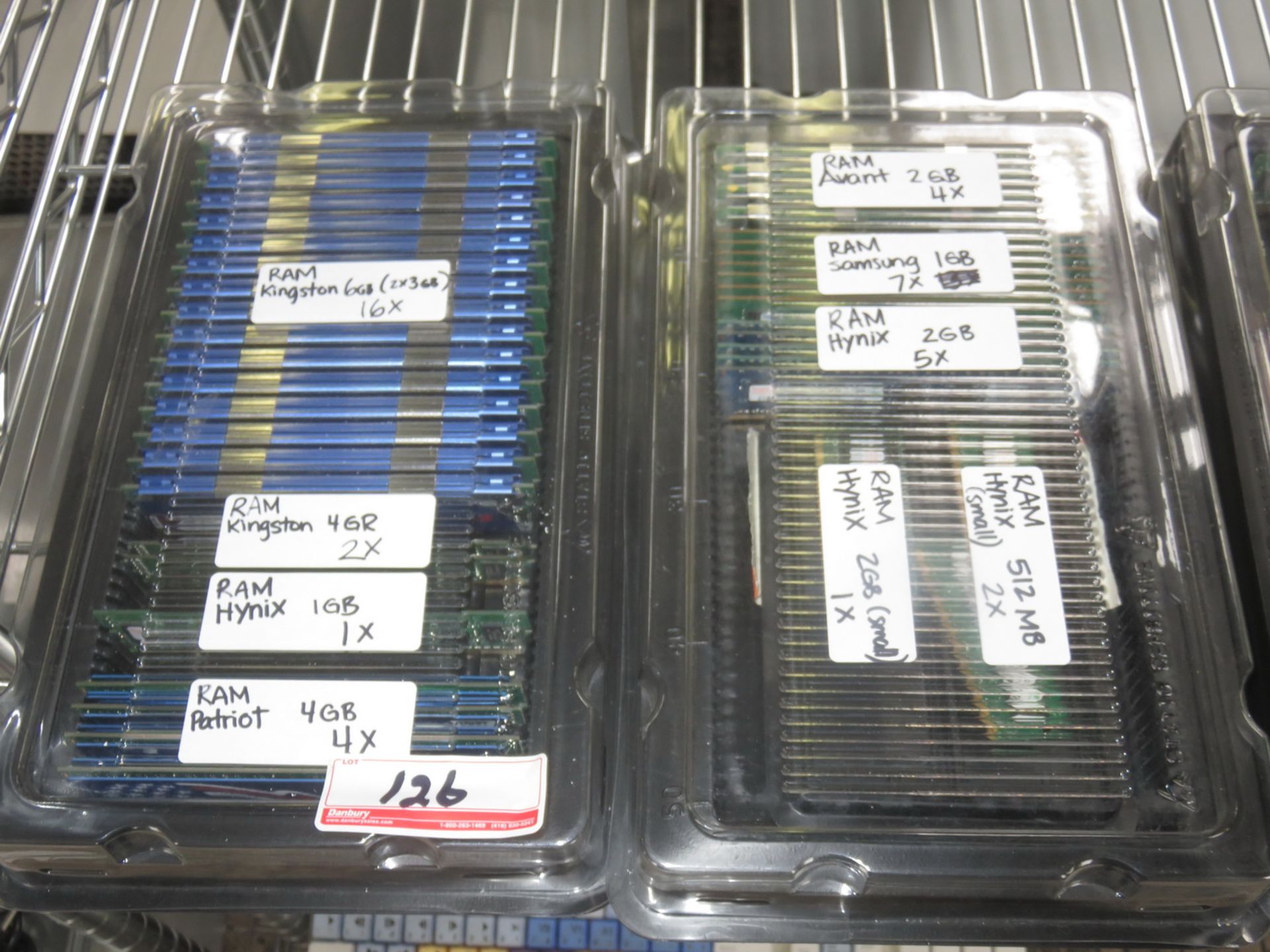 LOT - KINGSTON, AVANT, PATRIOT & ASSTD 1,2, & 4GB RAM (APPROX 275 PCS) - Image 2 of 3
