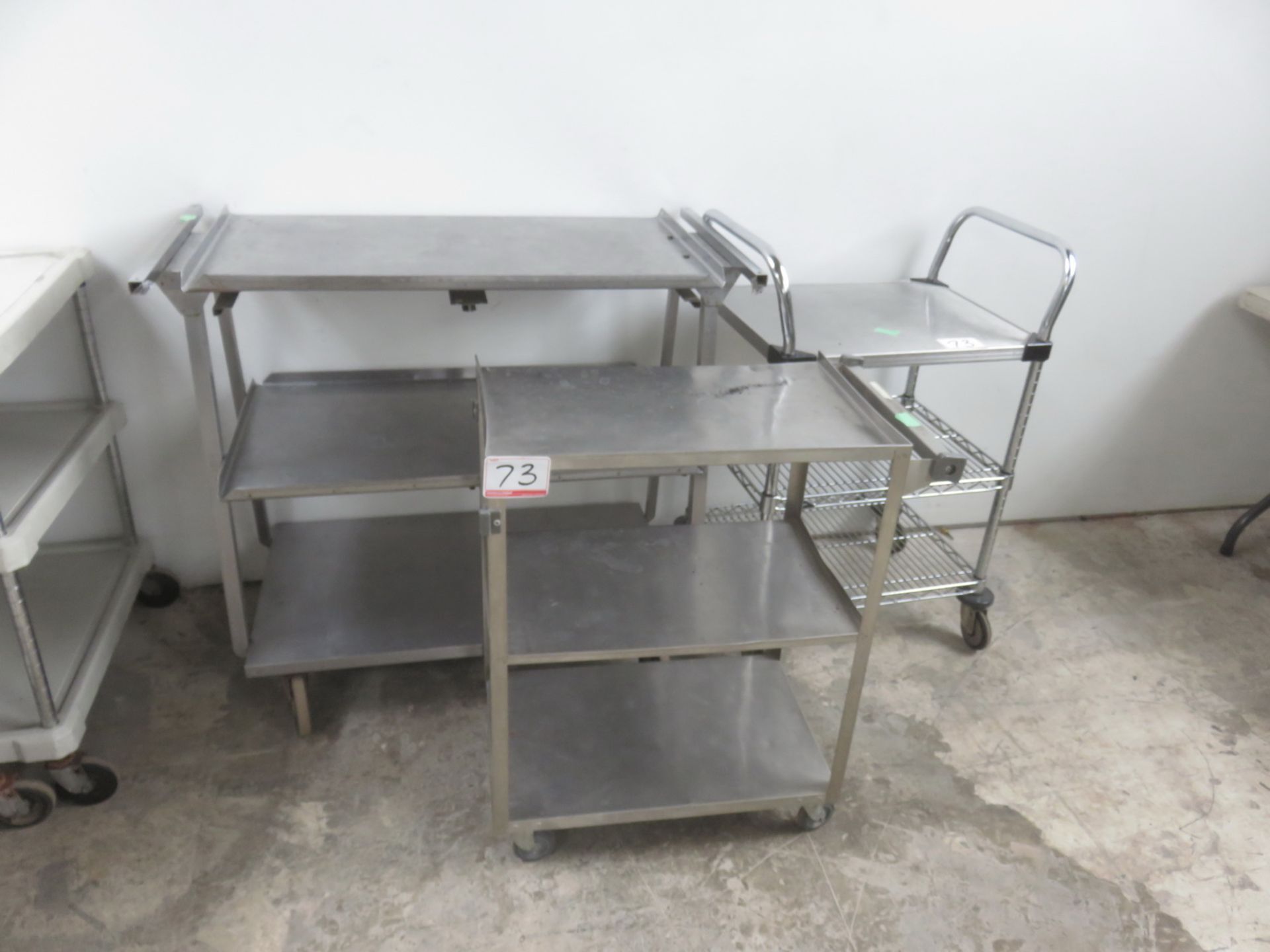 LOT - GENERAL STEEL ASSTD CARTS (4 UNITS)