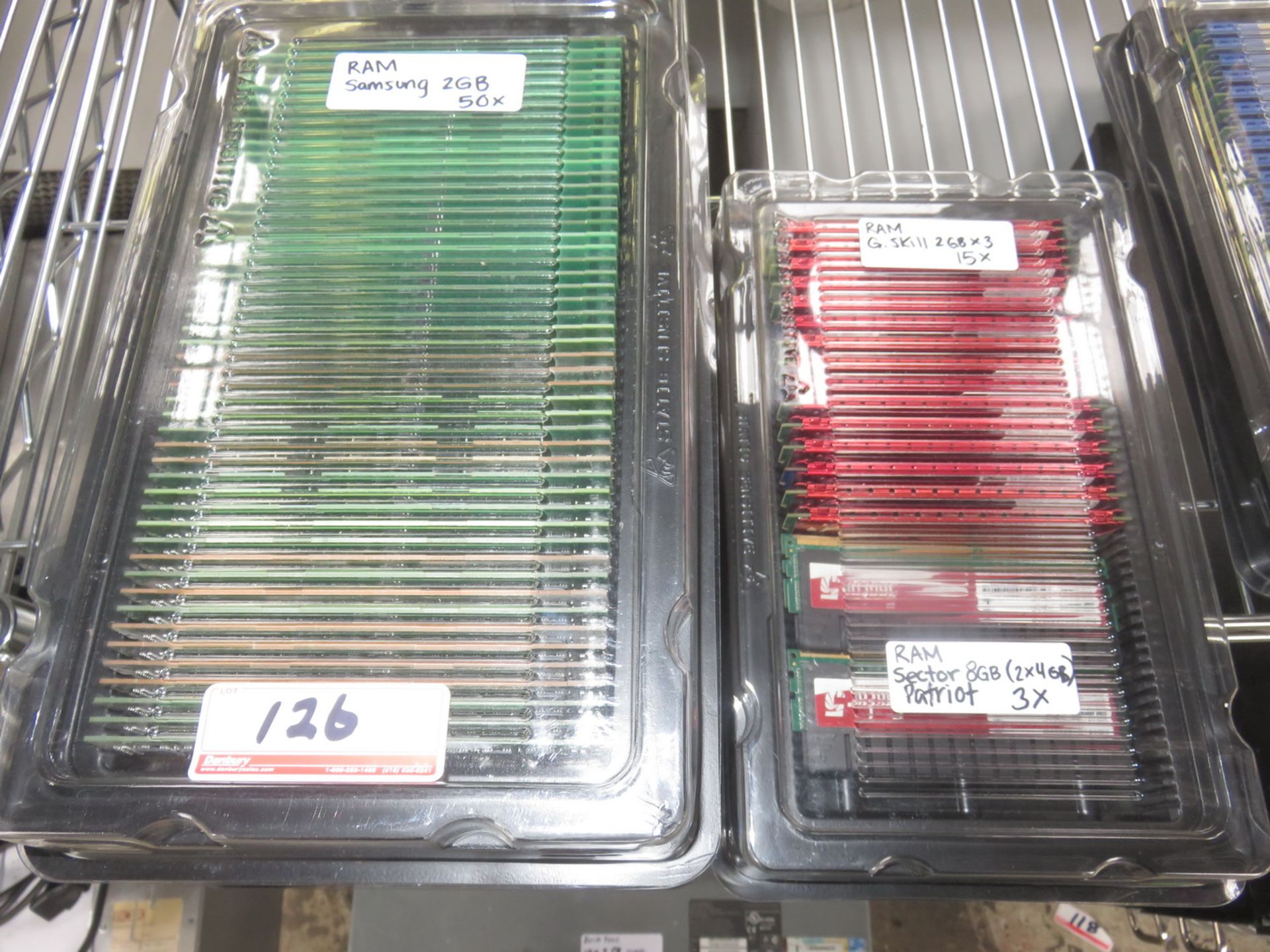 LOT - KINGSTON, AVANT, PATRIOT & ASSTD 1,2, & 4GB RAM (APPROX 275 PCS)