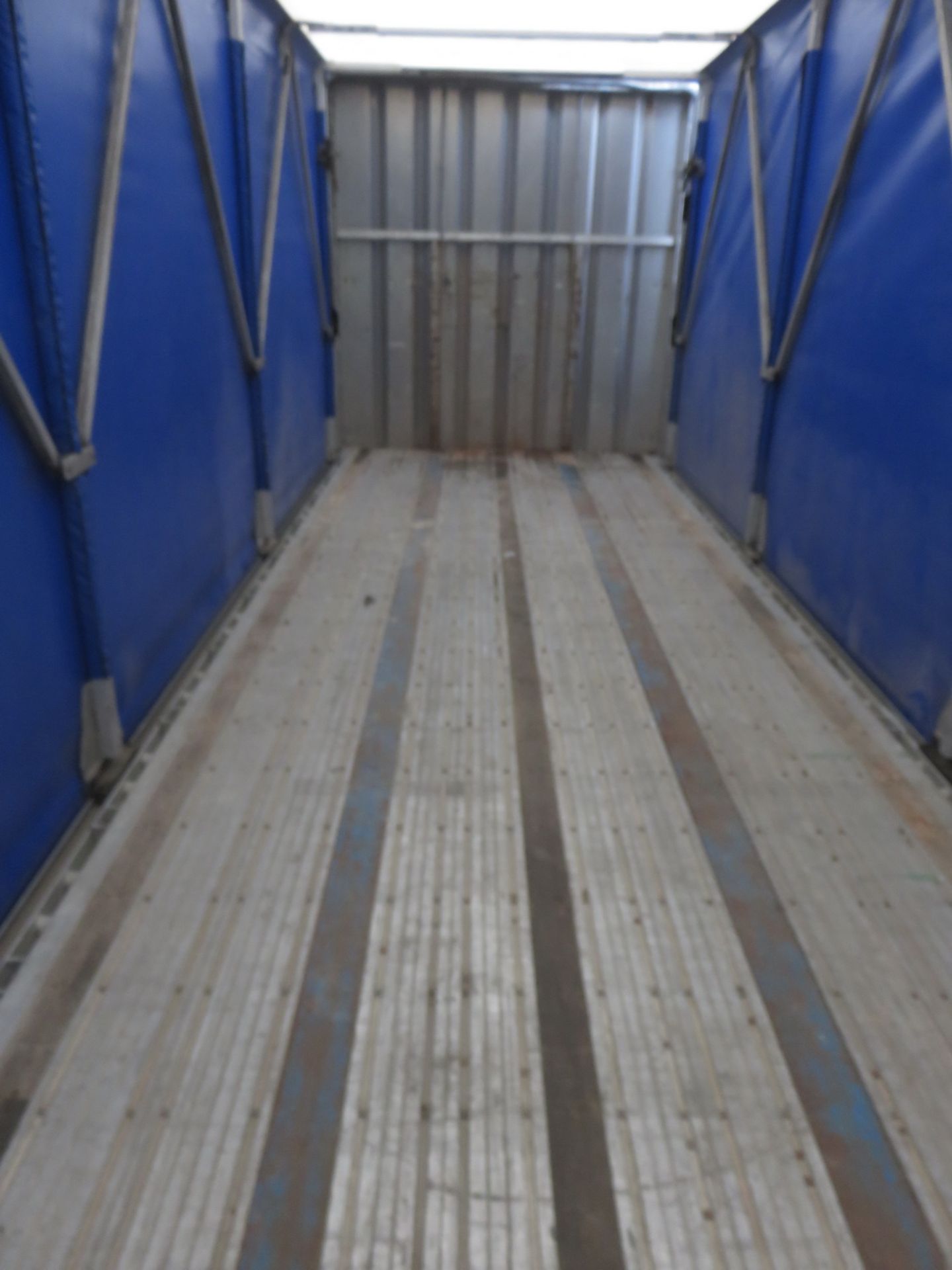 LODE KING 48' TANDEM AXLE BLUE CURTAIN SIDE TRAILER - S/N 2LDPA4829XC032084 - Image 3 of 6