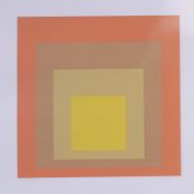 Albers, Josef (1888 in Bottrop; † 25. März 1976 in New Haven, Connecticut): "Allegro" von 1961,