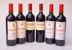 6 Flaschen Rotwein, Pomerol, Rothschild "Los Vascos"6 Flaschen Rotwein davon 4 Pomerol, Jahrgang