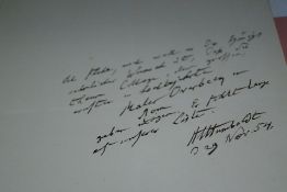 Autograph Alexander von Humboldt (1769-1859)Wohl an Mineralogen C. Samuel Weiß (1780-1856) mit der