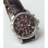 Certina, SA Le Locle Schweiz: Chronograph DS PodiumGehäuse aus Edelstahl, schwarzes Zifferblatt