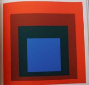 Albers, Josef (1888 Bottrop-1976 New Haven/USA): Katalog mit 9 Farblithographien, Landesmuseum