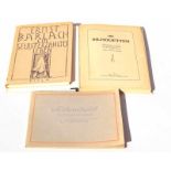 Konvolut Bücher zur bildenden Kunst, 3-tlg.Ernst Barlach "Ein selbsterzähltes Leben" mit 91