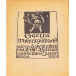 Ernst Barlach (* 2. Januar 1870 in Wedel; † 24. Oktober 1938 in Rostock): "Walpurgisnacht" von