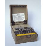 Enigma Chiffriermaschiene A 20930 1944 LuftwaffeRotor-Chiffriermaschine "EnigmaI" mit der Nummer "