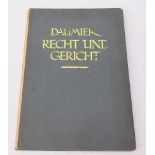 Honoré Daumier: Buch "Recht und Gericht" mit 40 SteindruckenErschienen in Berlin 1918/19, Auflage