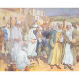 Blum, Ludwig (attr.) (1891Tschecheslowakei -1975 Jerusalem): Markt an der Südmauer an der Al Aqsa