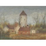 Wedewer, Josef (1896 Lüdinghausen-1979 Ebenda): "Der Wehrturm" Münster, 1943 Grundlage für diese