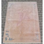 Chinesischer Seidenteppich Seide auf Baumwolle, gepflegt, ca. 180 x 250 cm.- - -20.00 % buyer's