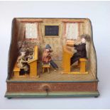 Klassenzimmer ca. um 1900 mit Automat Zinner und Söhne ThüringenAuf Holzpodest in der Art einer