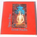 Ausstellungskatalog "Ernst Fuchs" von 2001 mit Fotos und Widmung von FuchsAusstellungskatalog der