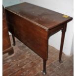 Georgian drop leaf, pad foot, gate leg breakfast table