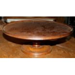 Antique 'lazy susan' in mahogany