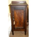 1920s bedside cabinet with brass door catch