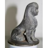 Armstrong Siddeley Sphynx car mascot 1920's comlete with its correct plinth (in Lot 295)