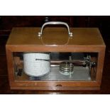 Barograph by Maxtant, Paris and with spare graph papers W/O