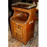 Inlaid rosewood sheet music cabinet