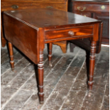 Early 19th C Pembroke table in mahogany