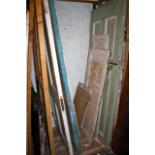 All the Victorian doors and cupboard doors in inner rack