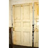 Georgian six-panel pine door