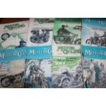 Quantity of 1940s, 1950s and 1960s motorcycle magazines (approx. 50)