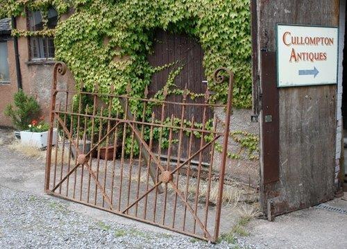 Great Western Railway Gate. Victorian iron gate salvaged many years ago from the Great Western