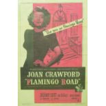 Flamingo Road, Joan Crawford, original 1949 US one sheet film poster near mint