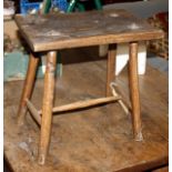 Old rustic stool