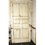 Georgian six-panel pine door